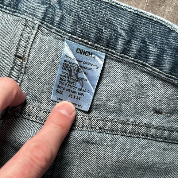 Cinch Silver Label Straight Leg Jeans - 35x33 - Picture 8 of 9